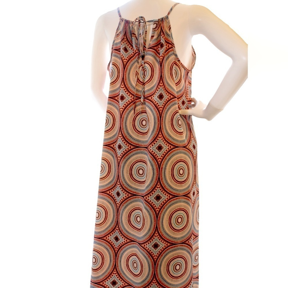 Gap Women’s Geometric Midi Dress Size Medium - Picture 2 of 8